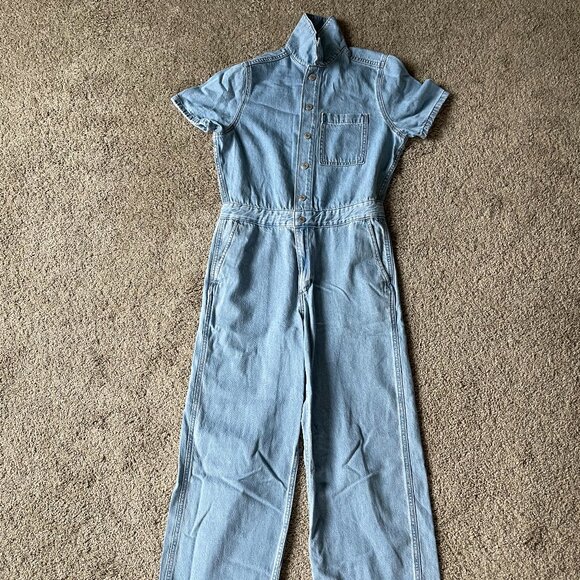 Levi's Denim Jumpsuit, short-sleeved - Picture 1 of 6